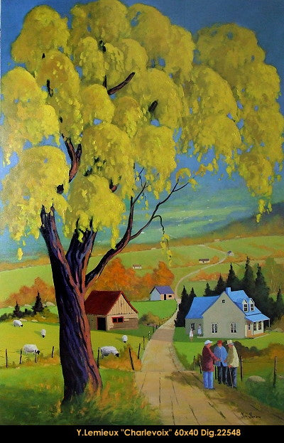 22548 - Charlevoix - YVON LEMIEUX - 60X40