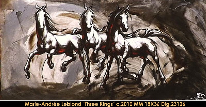 23126 - Marie-Andree Leblond - Three Kings - 18x36