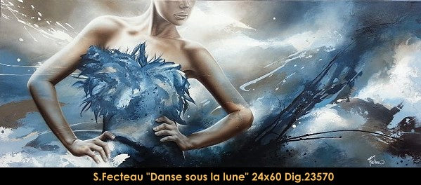23570 - Danse sous la lune - SARAH FECTEAU - 24X60