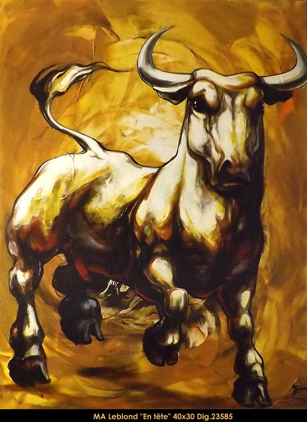 23585 - LEBLOND Marie-Andrée - En tête - 40 x 30 ***CCM***