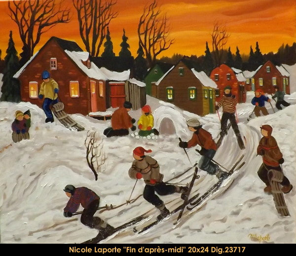 23717 - Fin d'après-midi - NICOLE LAPORTE - 20