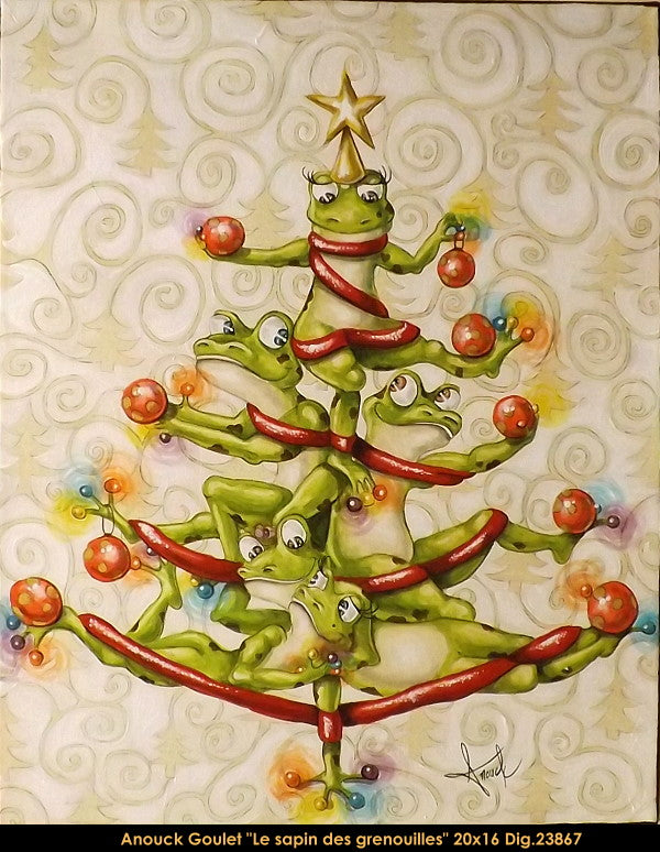 23867 - Le sapin des grenouilles - ANOUCK GOULET - 20X16