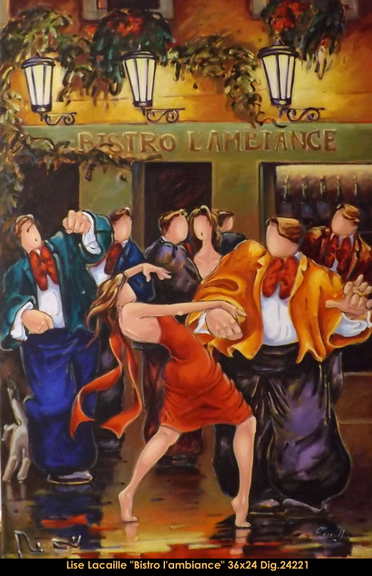 24221 - Bistro l'ambiance - LISE LACAILLE - 36X24