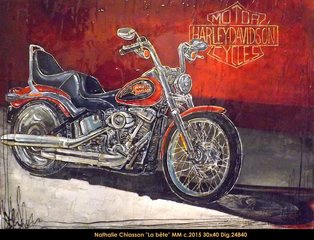 24840 - CHIASSON Nathalie - La bête - 30 x 40 (CCM)