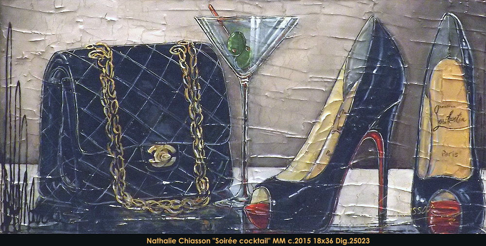 25023 - Soirée cocktail NATHALIE CHIASSON - 18X36 -  *** Le St-L ***