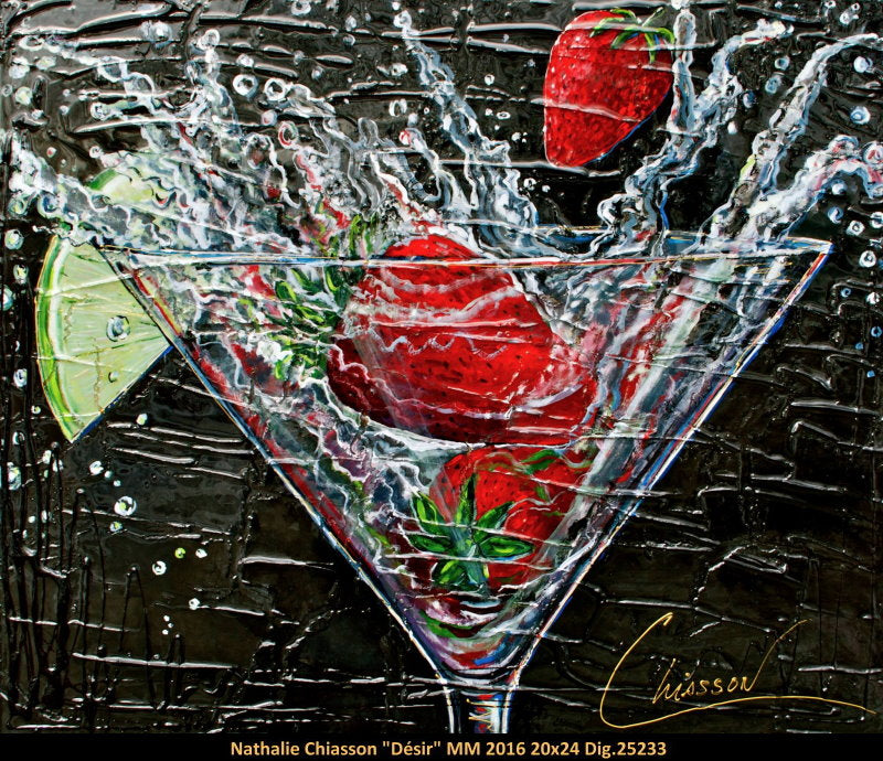 25233 - Désir - NATHALIE CHIASSON - 20X24