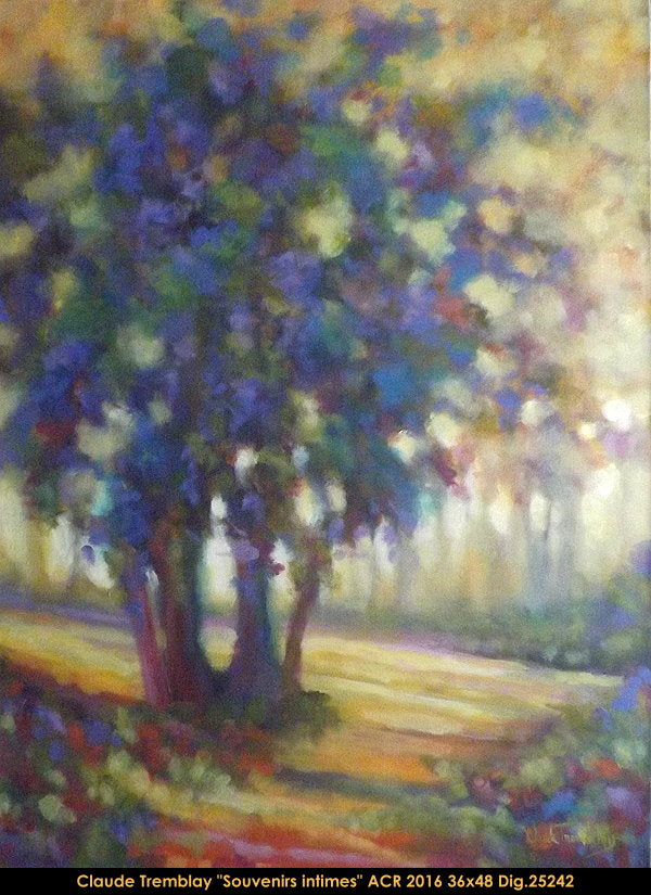 25242 - Souvenirs intimes - CLAUDE TREMBLAY - 36X48