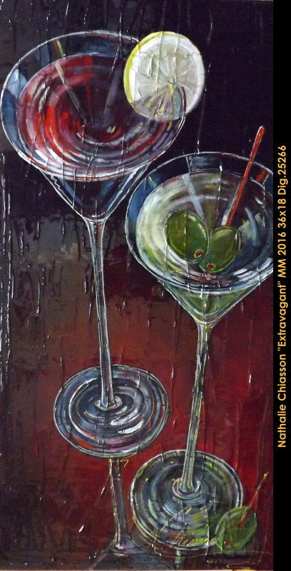 25266 - CHIASSON Nathalie - Extravagant - 36'' x 18''