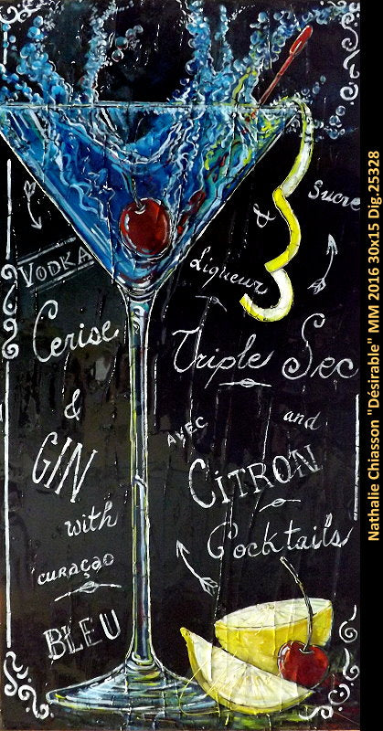 25328 - Nathalie CHIASSON - Désirable -   30 x 15