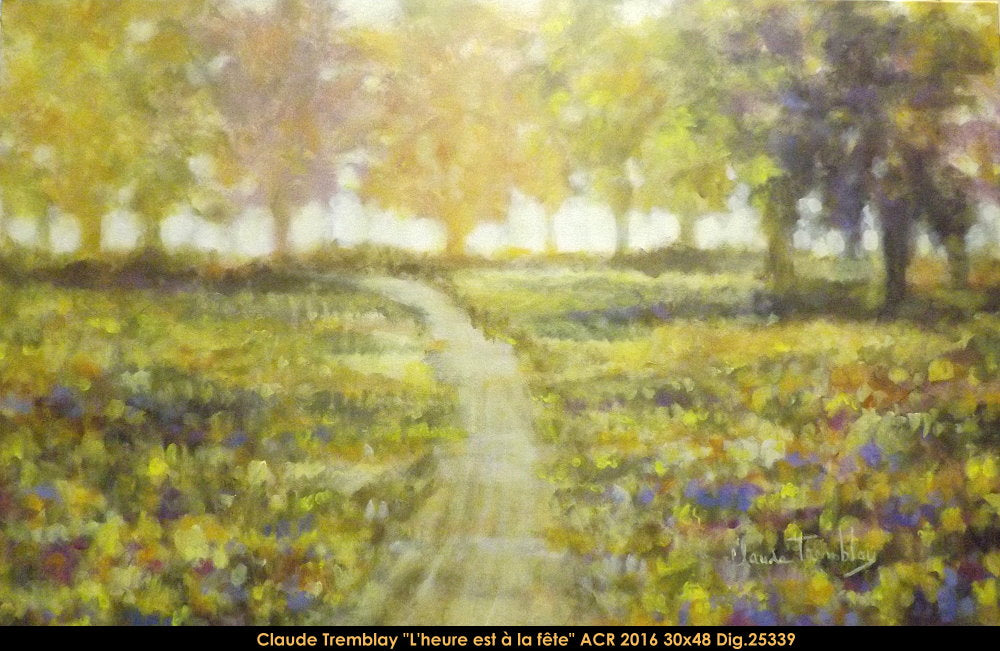 25339 - L'Heure est à la fête - CLAUDE TREMBLAY - 30X48