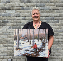 Charger l&#39;image dans la galerie, 26385 - COURTEAU Marie-Claude - Le temps des sucres - 16 x 20&quot; -- COMMANDE - Special order--
