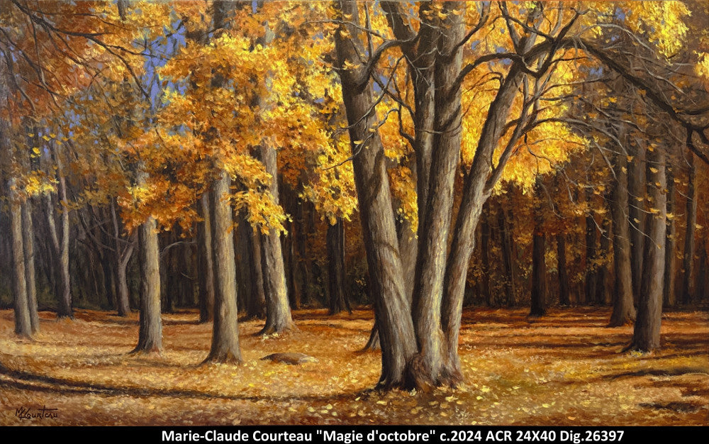 26397 - Magie d'octobre - MARIE-CLAUDE COURTEAU - 24X40