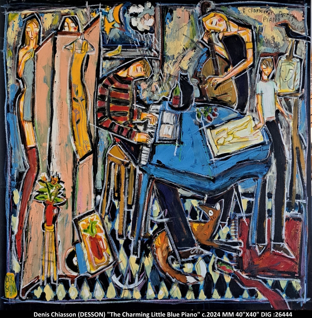 26444 - The Charming Little Blue Piano - DENIS CHIASSON (DESSON) 40