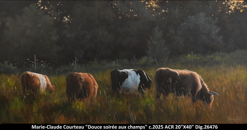 26476 - Douce soirée aux champs - M.C.COURTEAU - 20