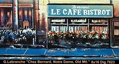 7823 - LABRANCHE Gilles - Chez Bernard, Old Mtl - 08 x 16