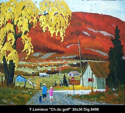 9496 -  Chemin du Golf - 30x36 - Yvon Lemieux
