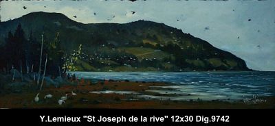 9742 - St-Joseph de la Rive - 12x30 - Yvon Lemieux