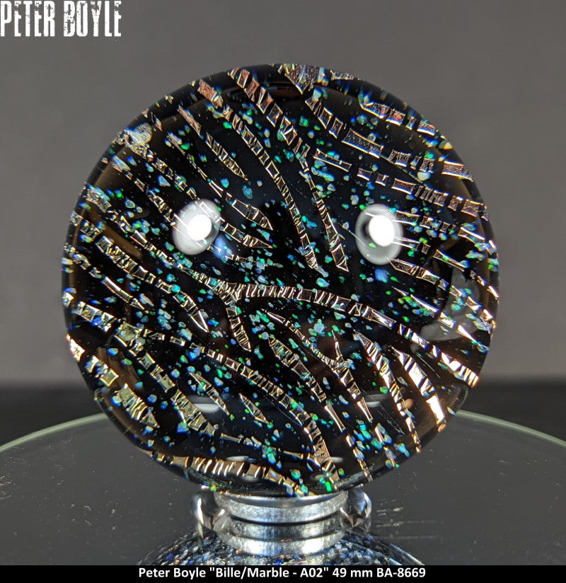 BA8669 - A02 - Black / Silver Bille/Marble - PETER BOYLE