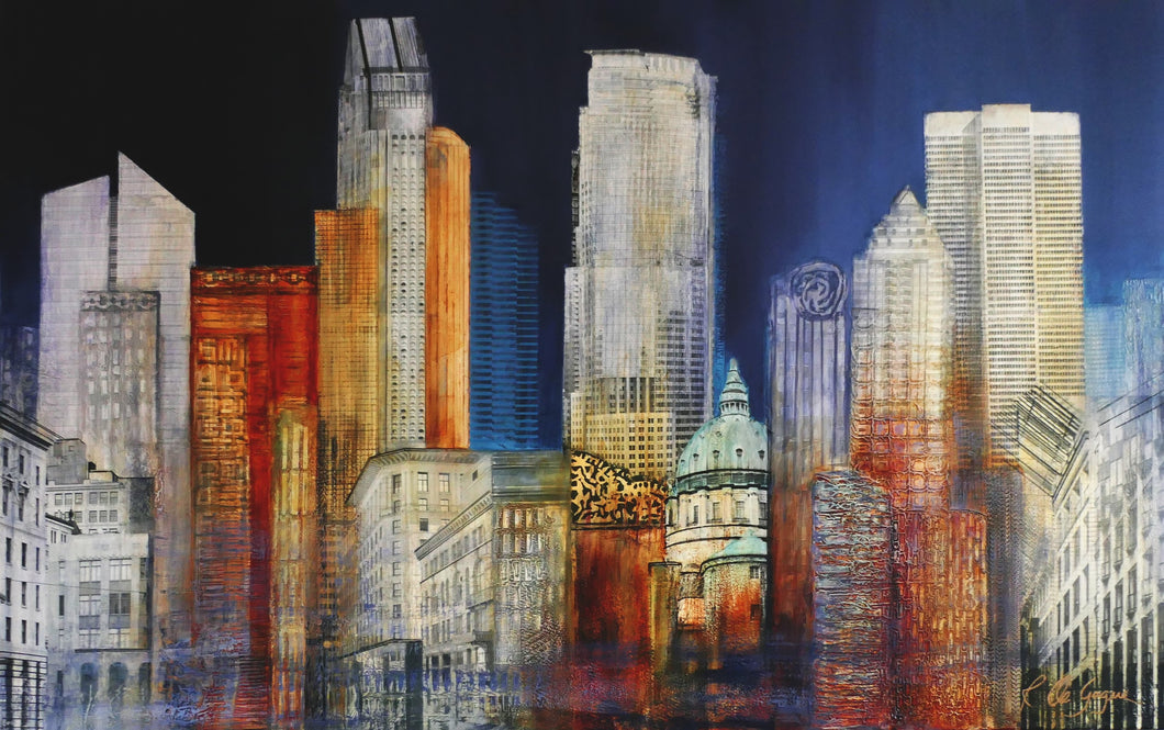 BA9018 - DE GAGNÉ Renée - Nocturne II - 30 x 48