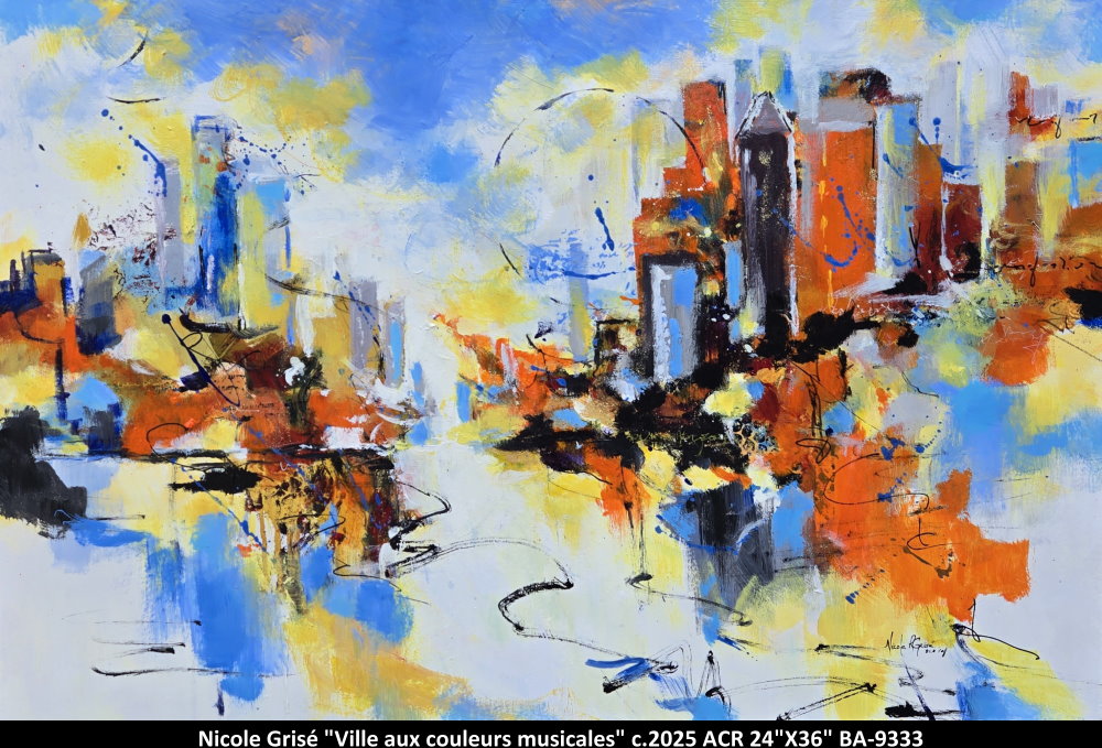 BA9333 - Villes au couleurs musicales - NICOLE GRISÉ - 24