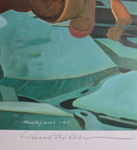 Charger l&#39;image dans la galerie, TL-112 - LECOR Paul Tex - La course aux canots - 17 x 21&#39; - Photolithographie édition 480
