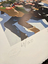 Charger l&#39;image dans la galerie, MHP-110 - POIRIER, Marcel H. - Épopée en Amérique, Rébellion - Sérigraphie format 15 x 20
