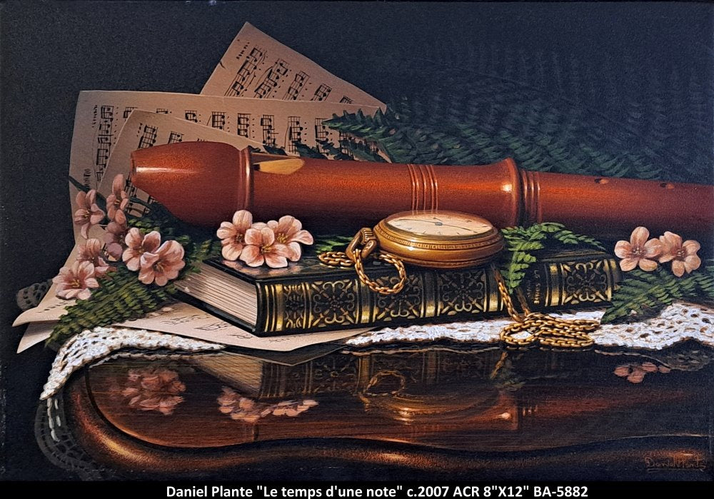 BA5882 - Daniel Plante - Le temps d'une note - 8x12