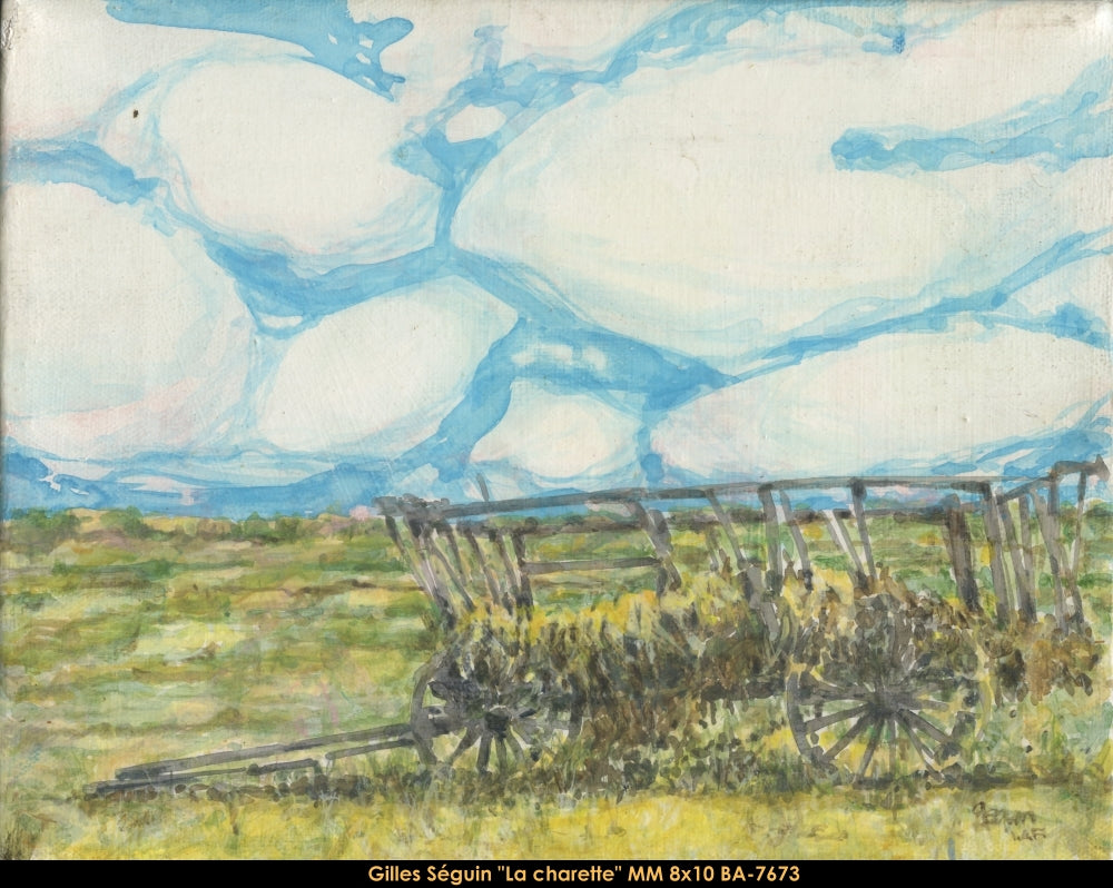 BA7673 - La charette - GILLES SÉGUIN - 8X10