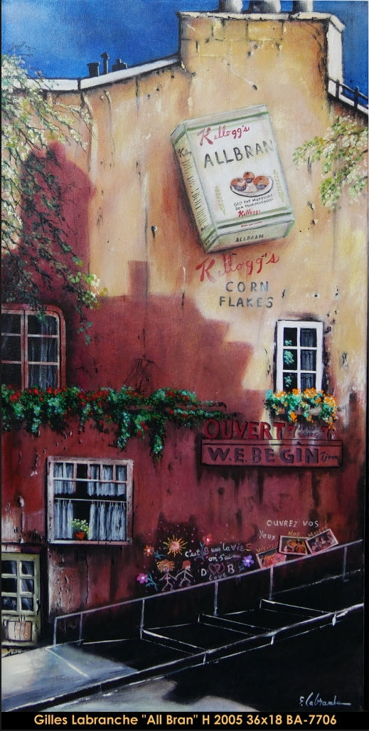 BA7706 - LABRANCHE Gilles - All Bran - Bon anniversaire Bonnitta - 36 x 18