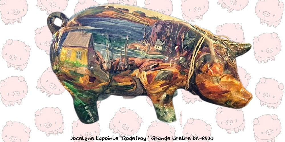 BA8590 - Godefroy - Grande Tirelire - JOCELYNE LAPOINTE