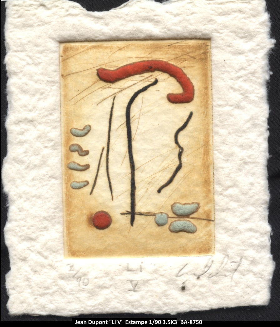 BA8750 -Li V (2) Mini estampe 1/90 - JEAN DUPONT - 3.5X3