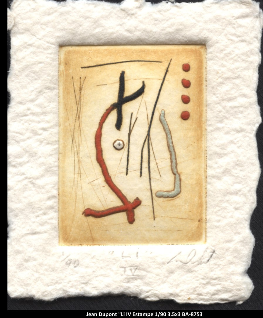 BA8753 - Li IV Mini estampe 1/90 - JEAN DUPONT - 3.5X3