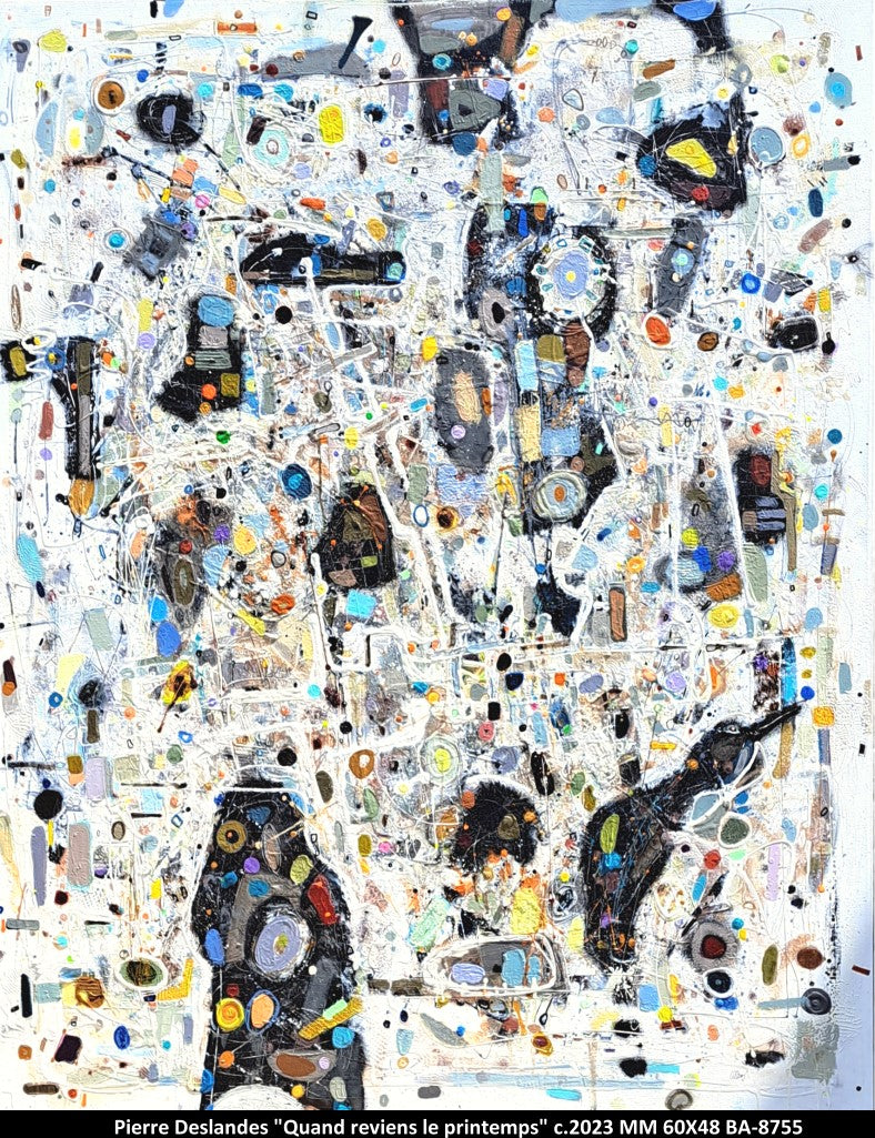 BA8755 - DESLANDES Pierre - Quand reviens le printemps - 60 x 48