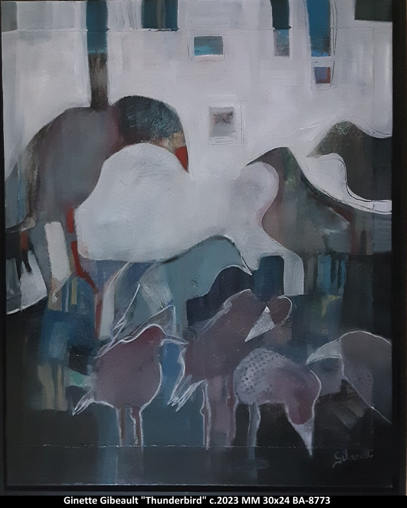 BA8773 - Thunderbird - GINETTE GIBEAULT  - 30X24
