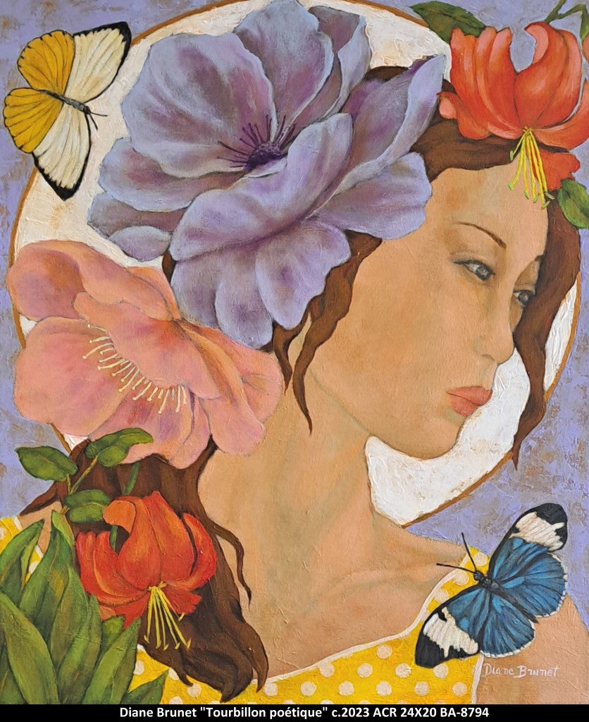 BA8794 - Tourbillon poétique - DIANE BRUNET - 24X20