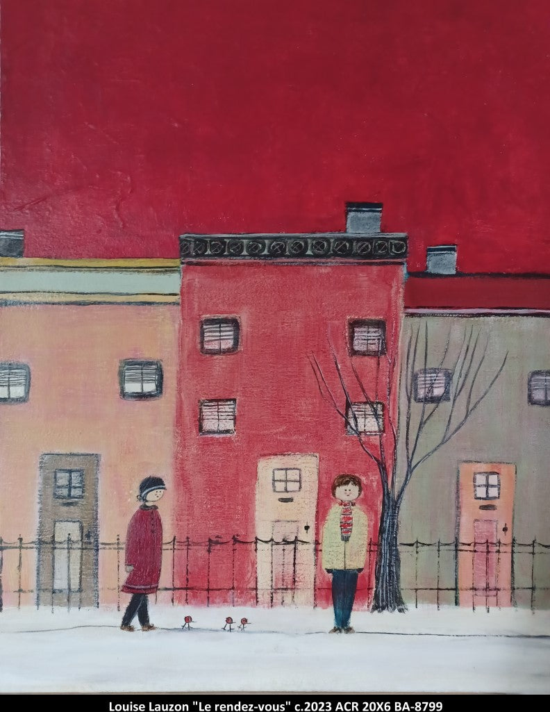 BA8799 - Le rendez-vous - LOUISE LAUZON - 20X16