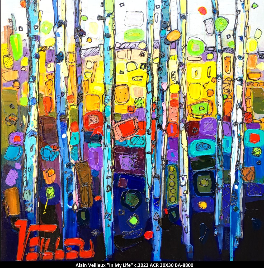 BA8880 - In My Life - ALAIN VEILLEUX - 30X30 *encadré/framed*