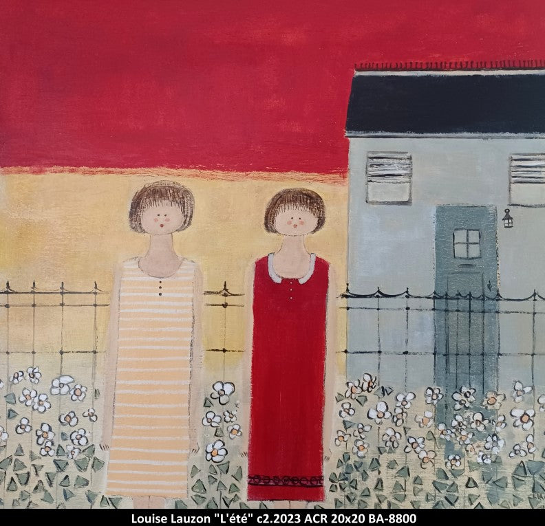 BA8800 - L'été - LOUISE LAUZON - 20X20