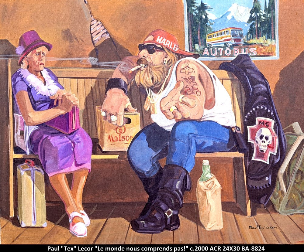 BA8824 - Le monde nous comprends pas! - PAUL TEX LECOR - 24X30