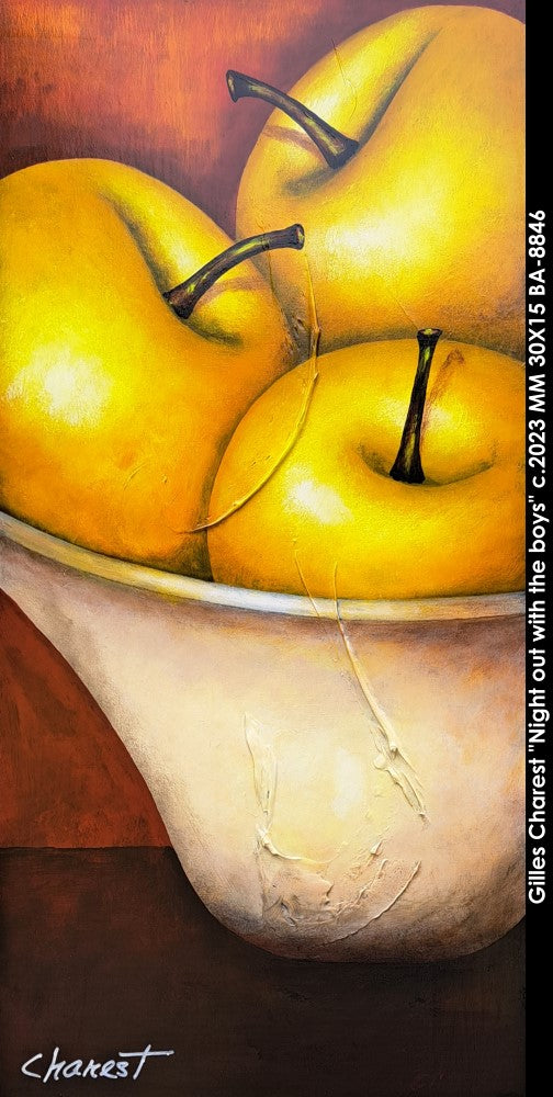 BA8846 - Night Out With The Boys - GILLES CHAREST - 30X15