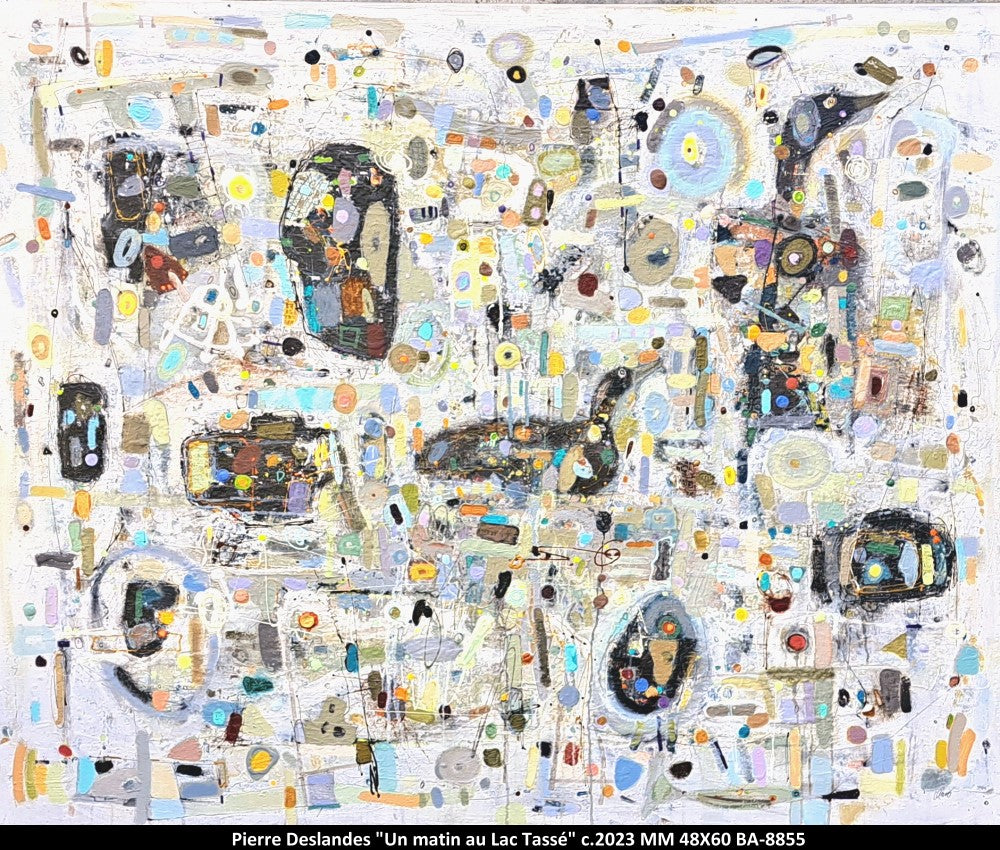 BA8855 - Un matin au Lac Tassé - PIERRE DESLANDES - 48X60