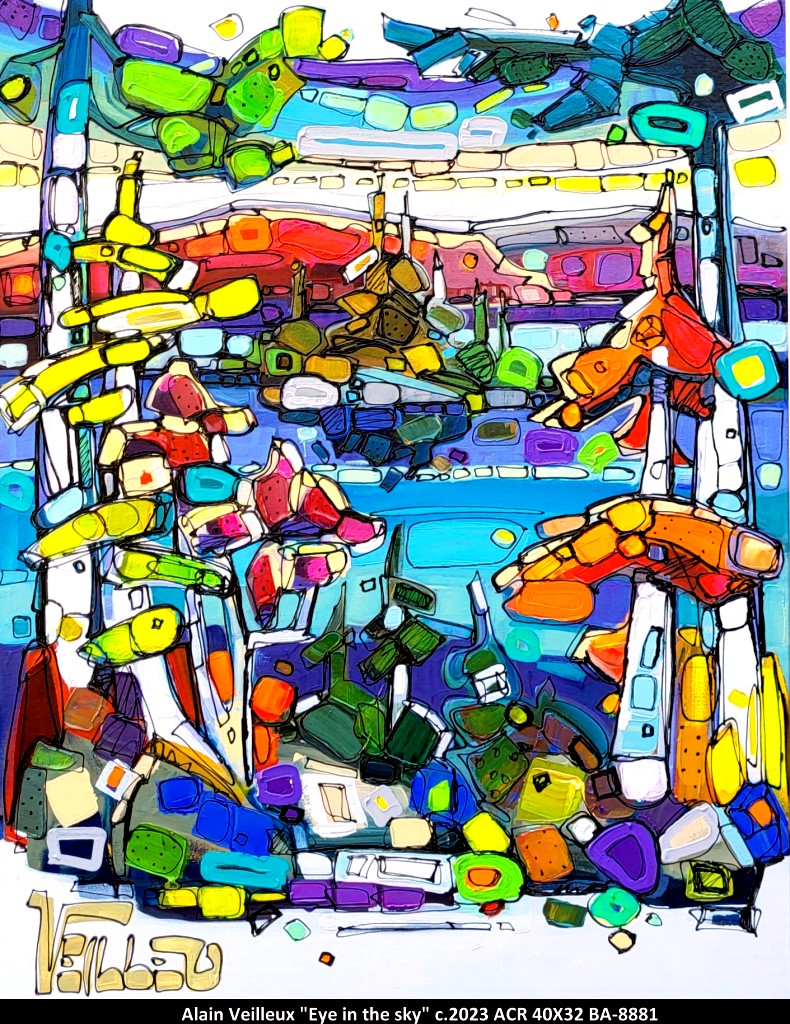 BA8881 - Eye In The Sky - ALAIN VEILLEUX - 40X32   ***CCM***