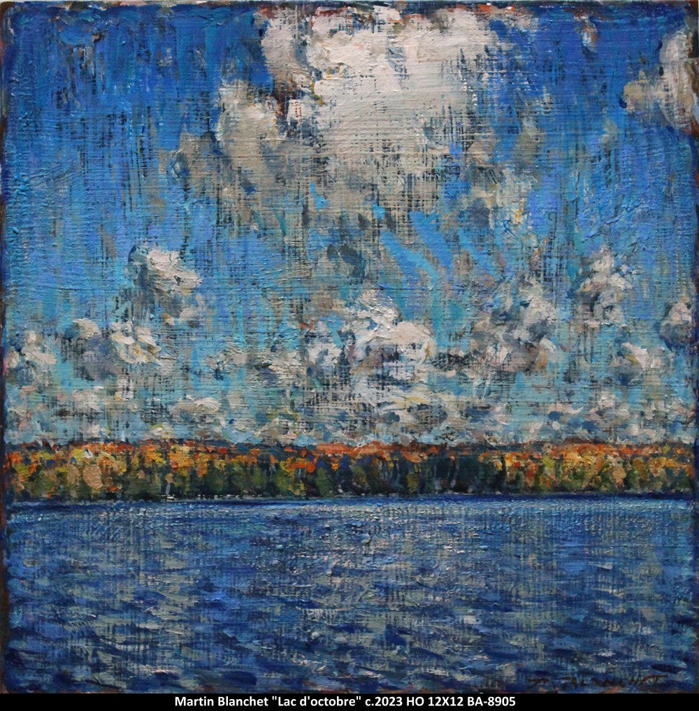 BA8905 - Lac d'octobre - MARTIN BLANCHET - 12X12