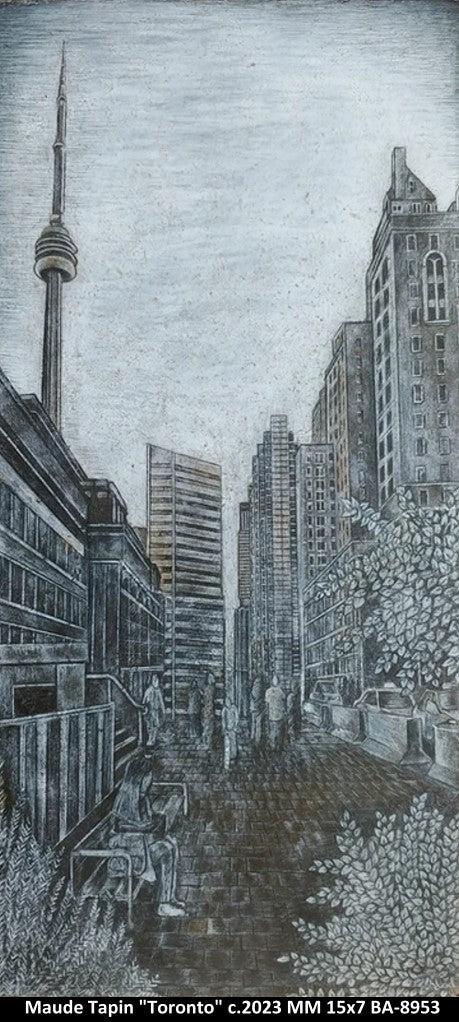 BA8953 - Toronto - MAUDE TAPIN - 15X7  ***CCM***