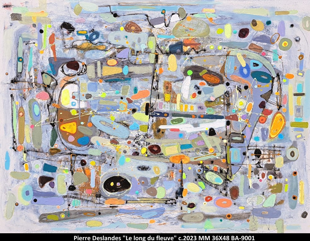 BA9001 - Le long du fleuve - PIERRE DESLANDES - 36X48