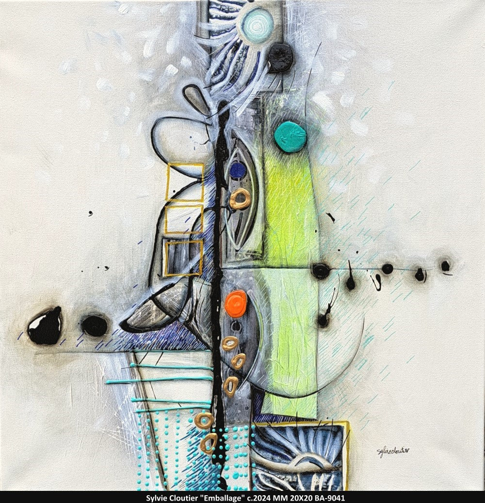 BA9041 - Emballage - SYLVIE CLOUTIER - 20''X20