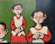Charger l&#39;image dans la galerie, BA9043 - Trois enfants de....choeur - NORMAND HUDON - 14&quot;X18&quot;
