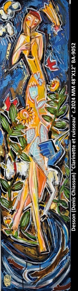 BA9052 - Clarinette et ruisseau - DESSON - 48