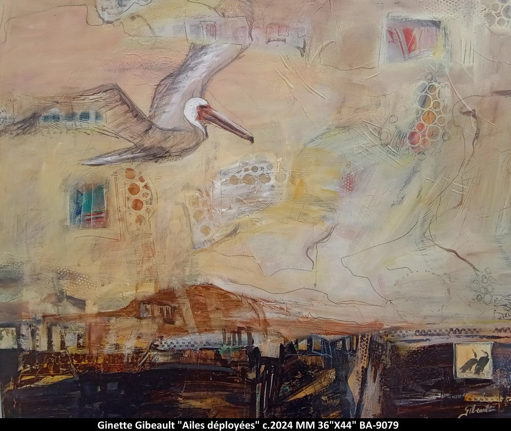 BA9079 - Ailes déployées - GINETTE GIBEAULT - 36