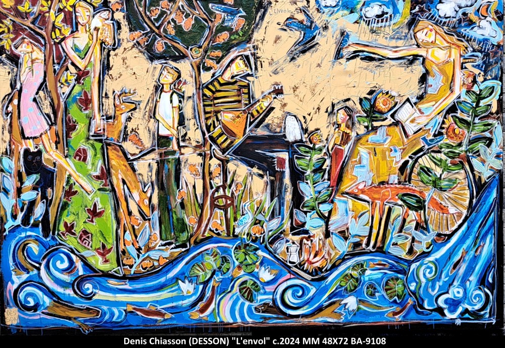 BA9108 - L'envol - DESSON -48'X72